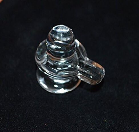 Blessed & Energized Quartz Crystal Sphatik Sphatika Shivling Shiva Lingam Shiva Linga 10-15 Grams in Saudi Arabia