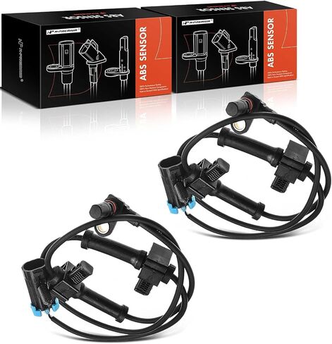 مستشعر سرعة العجلات A-Premium ABS متوافق مع موديلات Hummer - H3 2006-2010، H3T 2009-2010 - السائق الخلفي أو جانب الراكب، استبدال # 15089904، 15271077، 15822874 in Kuwait
