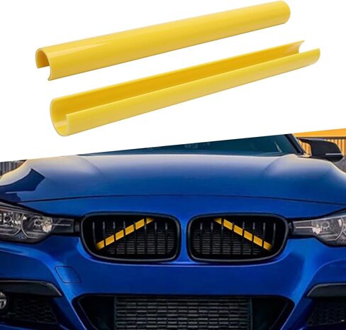 TOMALL مصبغة إدراج المشارب الزخارف متوافقة مع BMW F20 F30 2011-2021 سيارة V دعامة التفاف يغطي الملحقات الخارجية الديكور لسلسلة 1/2/3/4/5 320i 328i 330i 335i 428i (أحمر) in Kuwait