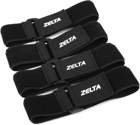 Elastic Cinch Straps Hook 16Inch (2 Pack),Multipurpose Strong Reusable Loop Cable Ties for Securing & Organizing Cables Extension Cords Ropes Hoses Bike RV in Saudi Arabia