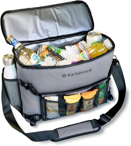 Kayak Cooler Behind Seat - Waterproof Insulated Kayak Seat Cooler Bag - Kayak Accessories for Kayaking, Camping, Beach, Fishing, Travel, Shopping, Outdoors with Dry Bag Phone Pouch in Kuwait
