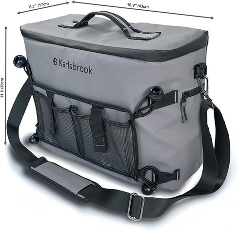 Kayak Cooler Behind Seat - Waterproof Insulated Kayak Seat Cooler Bag - Kayak Accessories for Kayaking, Camping, Beach, Fishing, Travel, Shopping, Outdoors with Dry Bag Phone Pouch in Kuwait