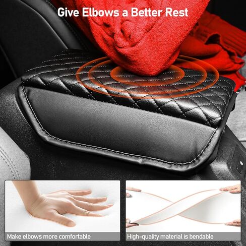 غطاء مسند ذراع وحدة التحكم المركزية لملحقات Ford Bronco 2021 2022 2023، يمنع خدوش الكلاب غطاء مسند ذراع مقاوم للماء مناسب Bronco 2/4 باب، وسادة وحدة التحكم المركزية مسند ذراع غطاء صندوق المقعد in Kuwait