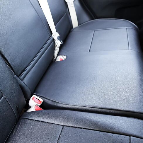 غطاء مقعد من الجلد الصناعي مناسب حسب الطلب من OASIS AUTO 2012-2022 CRV متوافق مع Honda CR-V 2017-2018-2019-2020-2021 (2017-2021 CRV، أسود) in Kuwait