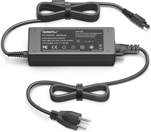 12V 7A 4 Pin Power Adapter Compatible with Wacom Cintiq 22HD DTH-2200 DTK-2200 Tablet, Lorex 19" 22" 23" Monitor, Synology DS420+ DS423+ 4-Bay DiskStation NAS Server, SINPRO SPU65105 Cord in Saudi Arabia