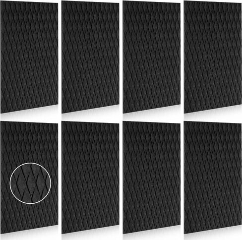 8 Pcs EVA Foam Boat Decking Non Slip Deck Pad Surfboard Traction Pad Boat Flooring Sheet for Boat Kayak Canoe Yacht Pool Step Sup Board, 15'' x 10'' in Saudi Arabia