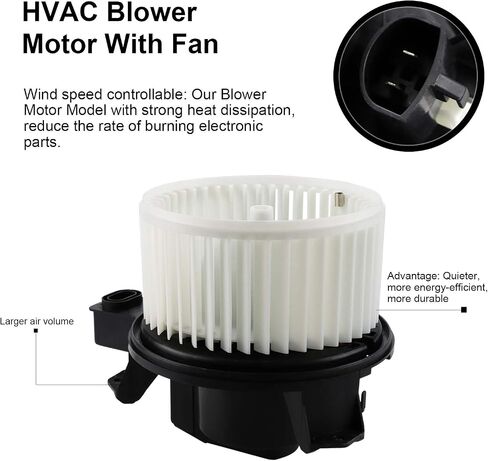 مجموعة محرك منفاخ Youxmoto 700185 HVAC مع قفص مروحة مناسب لفورد 2005 2006 2007 2008 2009 موستانج، 4R3Z-19805-AA، 4R3Z19805AA in Saudi Arabia