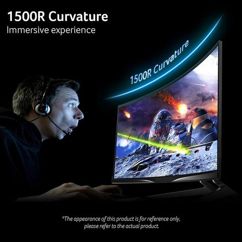 Acer Nitro 34" UWQHD 3440 x 1440 1500R Curved PC Gaming Monitor | AMD FreeSync Premium | Up to 180Hz Refresh | 1ms (VRB) | 400nit | DisplayHDR 400 | 1 x DP 1.4 & 2 x HDMI 2.0 | XZ342CU Vbmiiphx in Kuwait