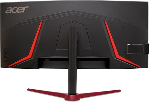Acer Nitro 34" UWQHD 3440 x 1440 1500R Curved PC Gaming Monitor | AMD FreeSync Premium | Up to 180Hz Refresh | 1ms (VRB) | 400nit | DisplayHDR 400 | 1 x DP 1.4 & 2 x HDMI 2.0 | XZ342CU Vbmiiphx in Kuwait