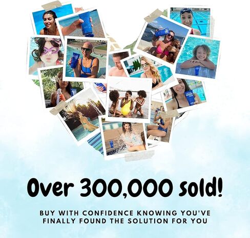 AquaGuard الدفاع عن الشعر قبل السباحة | يمنع تلف الكلور + ينعم الشعر أثناء السباحة | صنع في كاليفورنيا | لون آمن، يترك الشعر برائحة رائعة | حقيبة سفر (عبوة من 10 قطع) in Kuwait