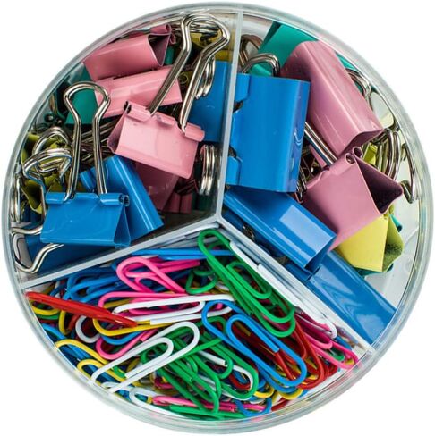 STOBOK 1 Set Out Accessories Colors Color and Files Clip Note Organizing Photo Multi-Function Invoice Clasps Stationary Home Clips Long Portable Document Wire Organize Binder Colorful in Saudi Arabia