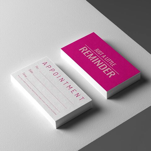 بطاقة موعد مجرد بطاقة تذكير صغيرة 100 Hotpink in Kuwait