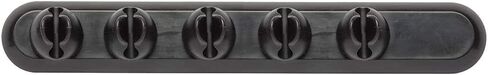 Magnetic Cable Organizer, Black, 2 Clip Cable Organizer Cord Clips – 2.75" x 0.75" x 0.55" Desktop Cable Management, Home or Office Cord Organizer - Power & Mouse Cord Management in Saudi Arabia