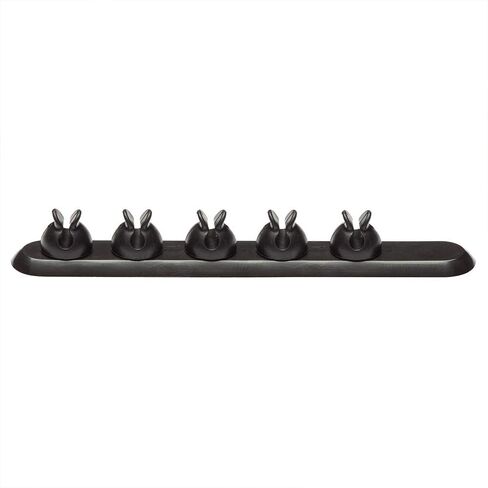 Magnetic Cable Organizer, Black, 2 Clip Cable Organizer Cord Clips – 2.75" x 0.75" x 0.55" Desktop Cable Management, Home or Office Cord Organizer - Power & Mouse Cord Management in Saudi Arabia