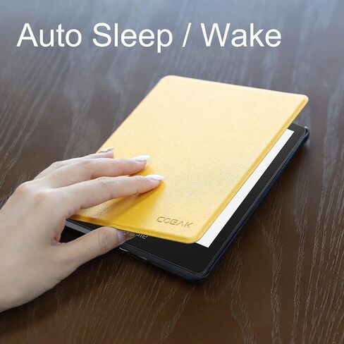 CoBak Case for Kindle Paperwhite - All New PU Leather Cover with Auto Sleep Wake Feature for Kindle Paperwhite Signature Edition and Kindle Paperwhite 11th Generation 2021 Released in Saudi Arabia