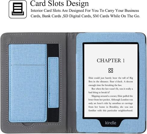 Case for Kindle Paperwhite 2021, PU Leather Hand Strap with Auto Sleep/Wake Case for 6.8" Kindle Paperwhite 11th Generation 2021 Released and Kindle Paperwhite Signature Edition, Apricot in Saudi Arabia