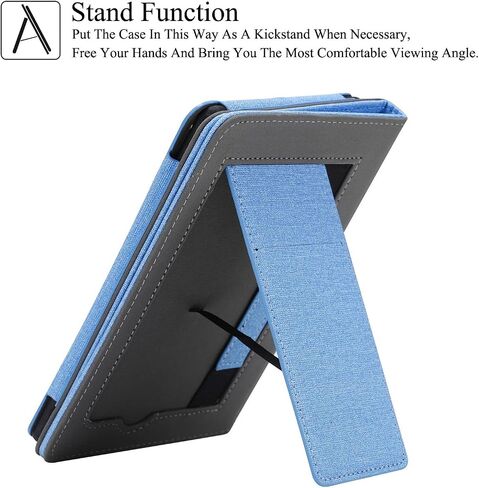 Case for Kindle Paperwhite 2021, PU Leather Hand Strap with Auto Sleep/Wake Case for 6.8" Kindle Paperwhite 11th Generation 2021 Released and Kindle Paperwhite Signature Edition, Apricot in Saudi Arabia