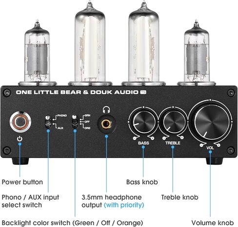HiFi Magic 6E2 Vacuum Tube Stereo Preamp MM/MC Phono Stage for Turntable Amp in Kuwait