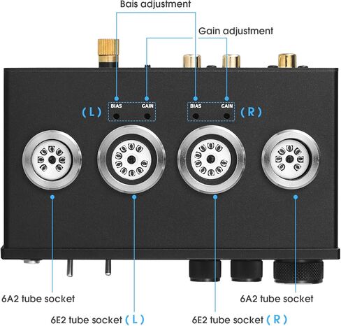 HiFi Magic 6E2 Vacuum Tube Stereo Preamp MM/MC Phono Stage for Turntable Amp in Kuwait