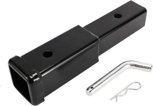 موسع وصلة المقطورة HighFree مقاس 2 بوصة، جهاز استقبال تمديد الأنبوب مع دبوس وصلة ومشابك، طول 7 بوصة لحامل الدراجة أو حاملات البضائع in Kuwait