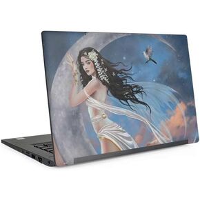 Skinit Decal Laptop Skin Compatible with Latitude 7430 - Officially Licensed Fairy on Moon with Birds by Nene Thomas Design