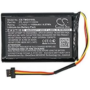 بطارية استبدال XPS لـ TOMTOM 4FA50 ، GO 510 ، GO 520 PN AHA11110004 ، P5 ، P6