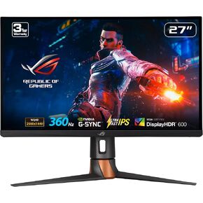 ASUS ROG Swift 360Hz 27" 1440P HDR Gaming Monitor (PG27AQN) - QHD (2560 x 1440), Fast IPS, 1ms, G-SYNC (Renewed)