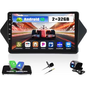 Android 13 Car Stereo Compatible with 2007-2013 Honda Acura MDX 9 Inch Touch Screen Car Radio w/Carplay Android Auto GPS Navigation WiFi GPS EQ SWC Radio Backup Camera, 2+32G