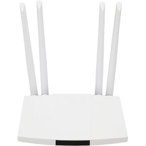 4G WiFi Router, 32 Users Capacity Micro SIM Card Slot Mobile WiFi Hotspot 300Mbps High Gain 4 Antennas for Asia Europe (US Plug)