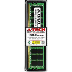 A-Tech 16GB RAM Replacement for Micron MTA36ASF2G72PZ-2G1A2II | DDR4 2133MHz PC4-17000 2Rx4 1.2V ECC RDIMM Registered 288-Pin DIMM Memory Module