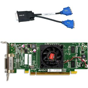 AMD Radeon HD 7350 512 ميجابايت منخفضة (شريحة نصف الحجم ، VGA المزدوج) ، يناسب الكمبيوتر المكتبي Slim/SFF فقط ، ويدعم Windows Vista ، 7 ، 8 ، 8.1 ، 10 و 11 in Saudi Arabia