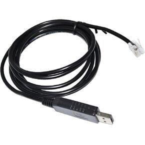 FT232RL USB to RJ11 RJ12 Adapter RS232/RS485 Converter Serial Communication Cable for Drive/Frequency Inverter to PC(5m,RS485 Signal)