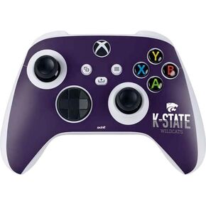 Skinit Decal Gaming Skin Compatible with Xbox Series S Controller - Officially Licensed Kansas State University K-State Logo Design