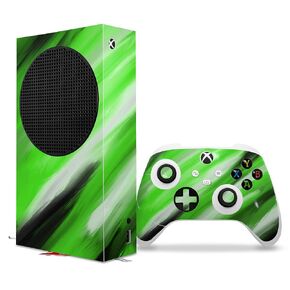WraptorSkinz Skin Wrap compatible with the 2020 XBOX Series S Console and Controller Paint Blend Green (XBOX NOT INCLUDED)