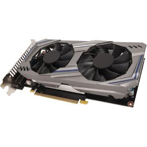 Yunseity Gaming Graphics Card, GTX550Ti 8GB 128Bit GDDR5 Independent Computer Graphics Card with 2 Cooling Fans, PCIe 2.0 VGA DVI SLI 3.0 Video Card