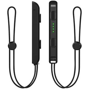 Haotianchi Wrist Strap Controller for Switch Joycon – 2-Pack Lanyard Replacement Parts Joy-Con Controller Accessories Caps (Black)