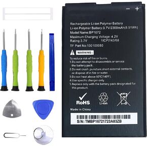BP1672 Rechargeable Battery Compatible with Moxee Mifi Hotspot K779HSDL with Tools