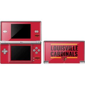 Skinit Decal Gaming Skin Compatible with DS Lite - Officially Licensed College Louisville Cardinals Striped Design
