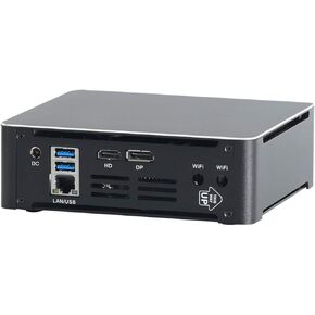 HUNSN 4K Mini PC, Desktop Computer, Server, 6 Cores I7 8750H, Windows 11 Pro or Linux Ubuntu, BM21b, DP, HDMI, 6 x USB3.0, Type-C, LAN, Smart Fan, 64G RAM, 256G M.2 2280 NVME SSD