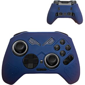 Case for FLYDIGI Vader 4 Pro, Silicone Protective Cover,Drop-Proof,Scratch-Proof,Shock-Proof,Dust-Proof,Protective Case for FLYDIGI Vader 4 Pro PC Controller(Blue)