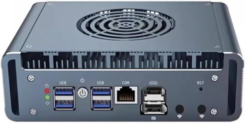 Micro Firewall Appliance, 6 i226-V 2.5Gbe LAN Ports, Fanless Mini PC Pentium Gold 8505 ES Five Core,2*DDR4 1*M.2 Support AES-NI Barebone Router PC VPN,HDMI DP USB3.0 M.2 Nvme (NO RAM NO SSD) in Saudi Arabia