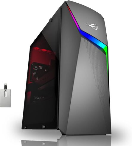 ASUS ROG Gaming Desktop ، Intel I5-11400F Processor ، 64GB DDR4 RAM ، 2TB PCIE SSD + 2TB HDD ، NVIDIA GEFORCE GTX 1660TI 6GB DDR6 ، WIFI 6 ، Win 11 ، Gray ، 32GB Hotface USB Card in Saudi Arabia