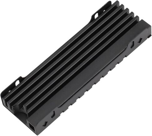 M.2 2280 SSD Heatsink with Nano Thermal Pad for, Double Sided Clamp Design for PC, Adjustable Height Screws, Alloy Material (Red) in Saudi Arabia