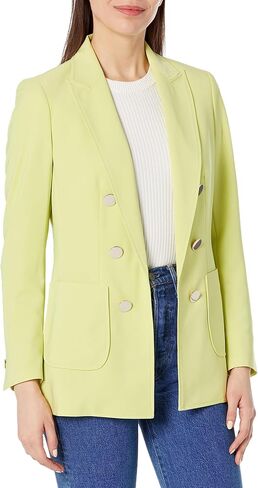 Anne Klein Women's Faux Double Breasted Jacket with Patch P in Saudi Arabia