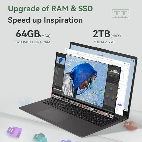 HP 255 G10 العودة إلى الكمبيوتر المحمول المدرسي • ذاكرة الوصول العشوائي 12GB و 256GB SSD • 15.6 "شاشة IPs كاملة HD • Ryzen 3 7330U معالج • HDMI • USB-C • Wi-Fi 6 • Bluetooth • Windows 11 Pro • العودة إلى جهاز الكمبيوتر المحمول المدرسي in Kuwait