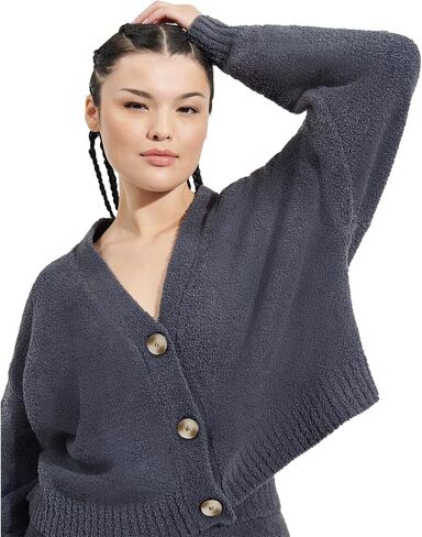 UGG Women's Nyomi Cardigan Sweater, Cream, S in Saudi Arabia