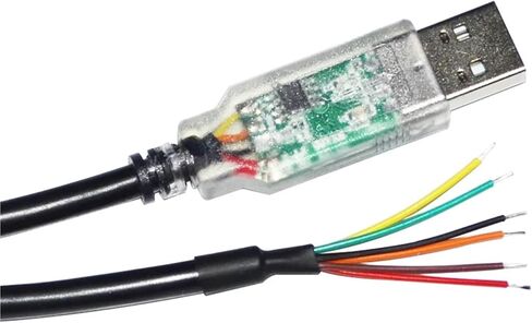 FT232RQ شريحة USB إلى 6Pin 6 سلك الأساس الأساسي مفتوح RS485 المحول كابل الاتصالات المسلسل متوافق مع USB-RS485-WE-1800-BT in Kuwait