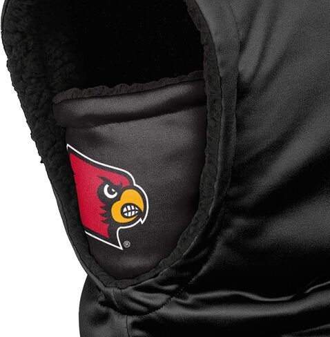 FOCO Nebraska Cornhuskers NCAA Heather Grey Big Logo Hooded Gaiter, adult (SVNCGRHDSN) in Saudi Arabia