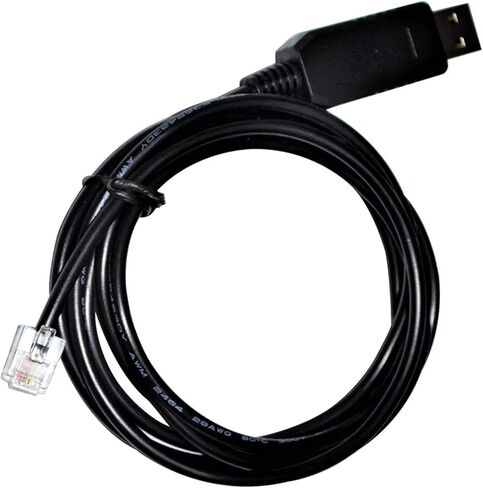 FT232RL رقاقة USB إلى RJ11 RJ12 محول RS232/RS485 كابل الاتصال التسلسلي لمحرك/التردد العاكس (1.8M ، إشارة RS232) in Kuwait