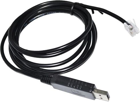 FT232RL رقاقة USB إلى RJ11 RJ12 محول RS232/RS485 كابل الاتصال التسلسلي لمحرك/التردد العاكس (1.8M ، إشارة RS232) in Kuwait